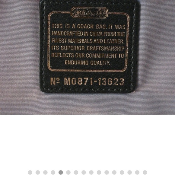 Rare Coach Parker Kisslock Chain Clutch Signature Op Art 13623 Black vintage - Picture 2 of 9